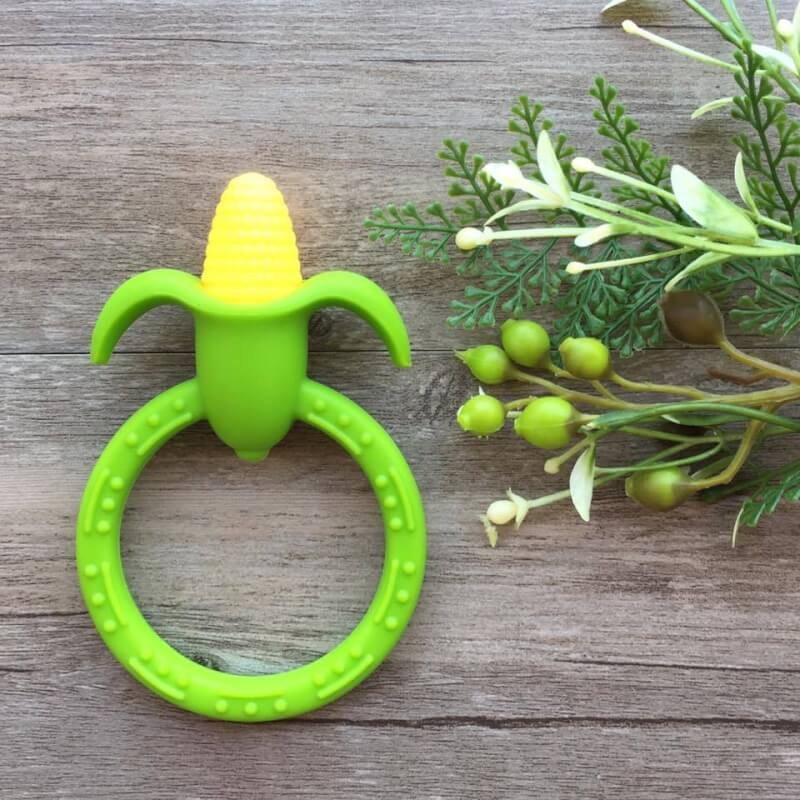 Little Caleb Teether Pacifier Clip Unicorn Donut Teether