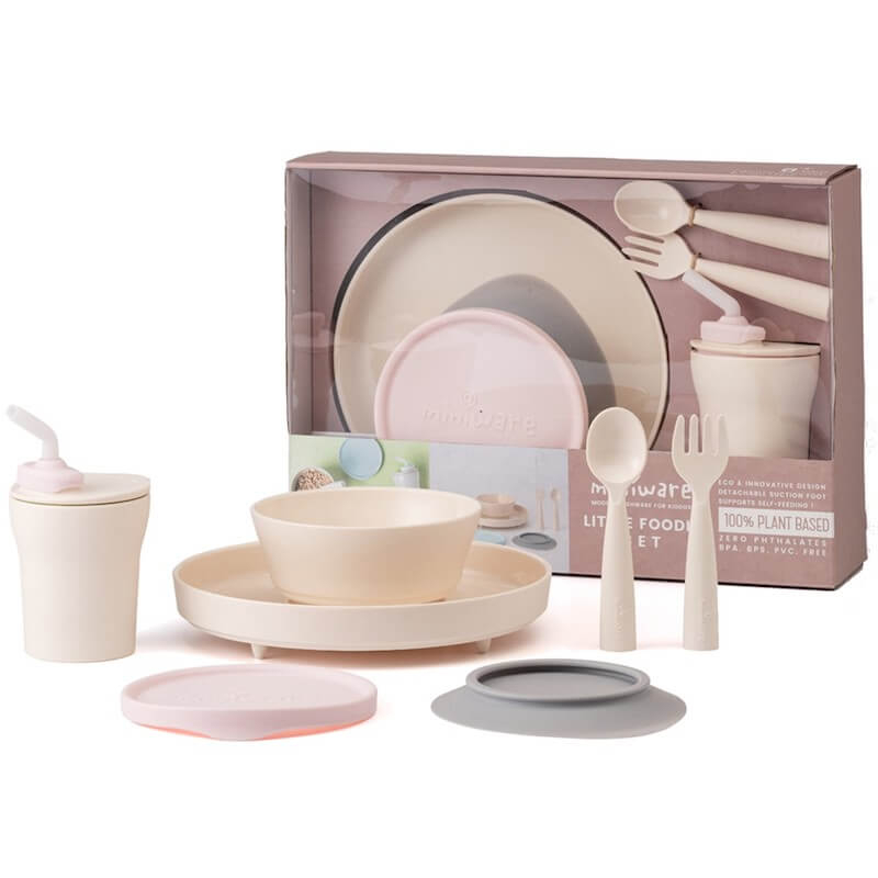 Miniware Little Foodie Set Vanilla / Cotton Candy • Baby Central