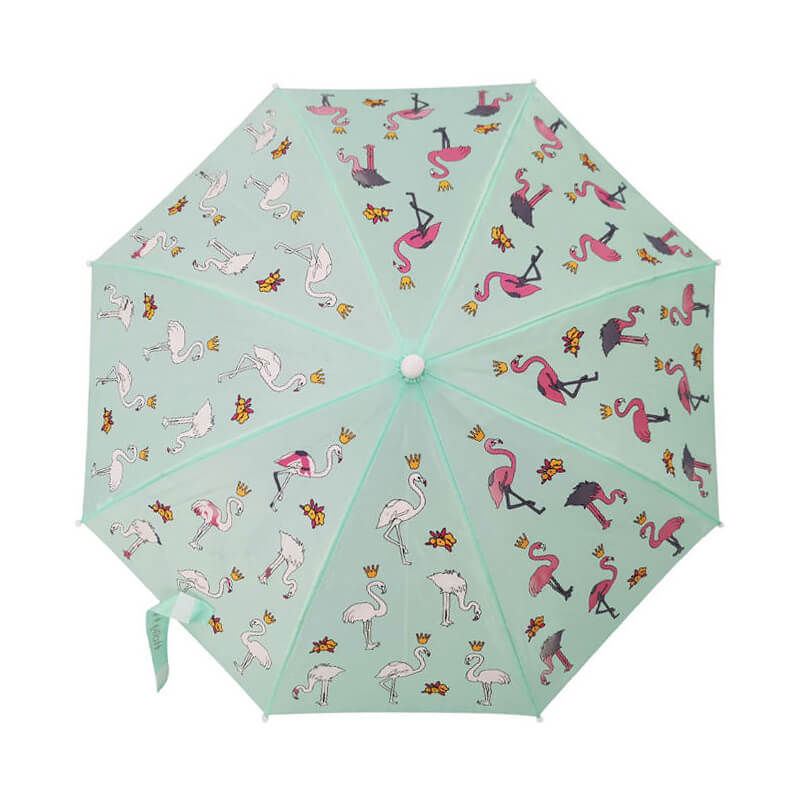 Bubble Magical Colour Changing Umbrella - Flamingo