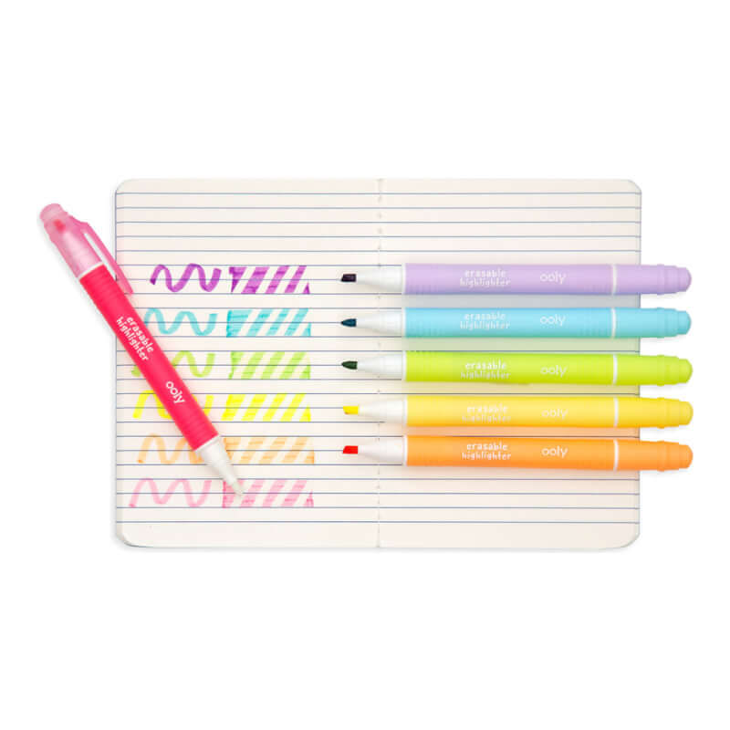 Ooly Mini Magic Liners Erasable Highlighters - Set of 6