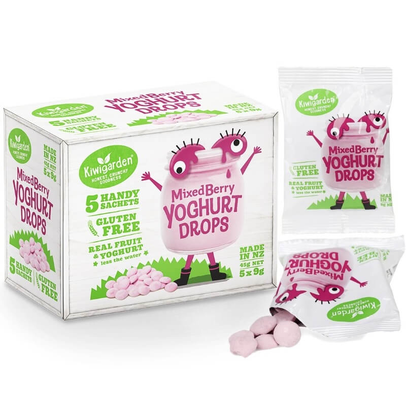Kiwigarden Mixed Berry Yoghurt Drops 5 X 9g 12mos Baby Central Hk