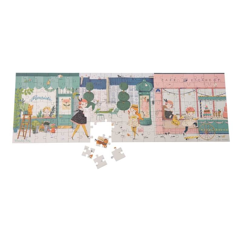 Moulin Roty Les Parisiennes Dans La Rue 140 Piece Puzzle 69x23cm Toy Central Hong Kong