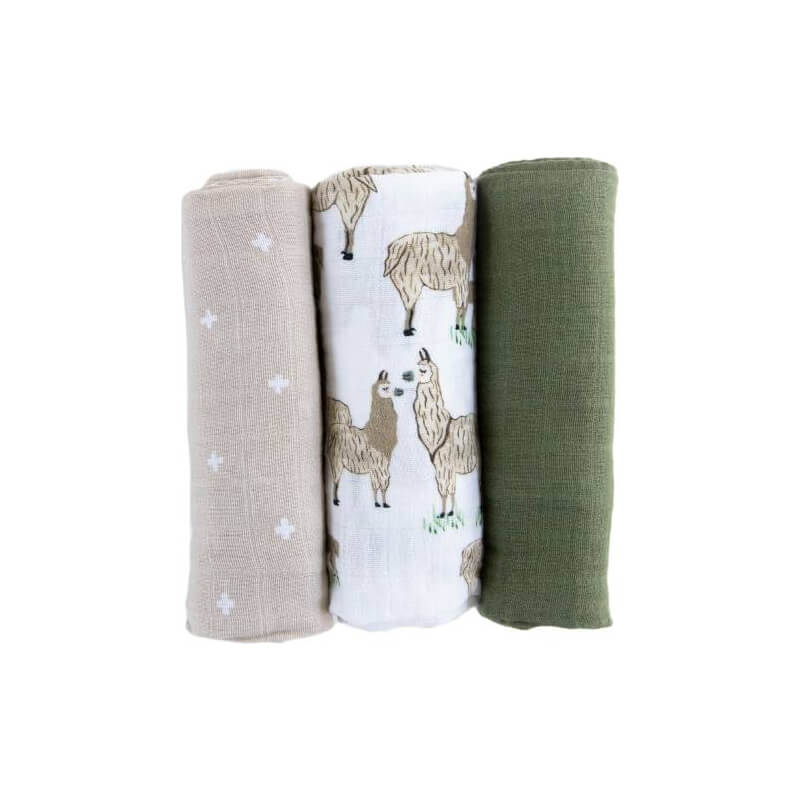 Llama muslin top