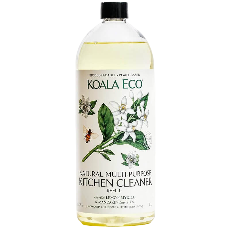 Natural Multi-Purpose Kitchen Cleaner - Lemon Myrtle & Mandarin 1L Refill