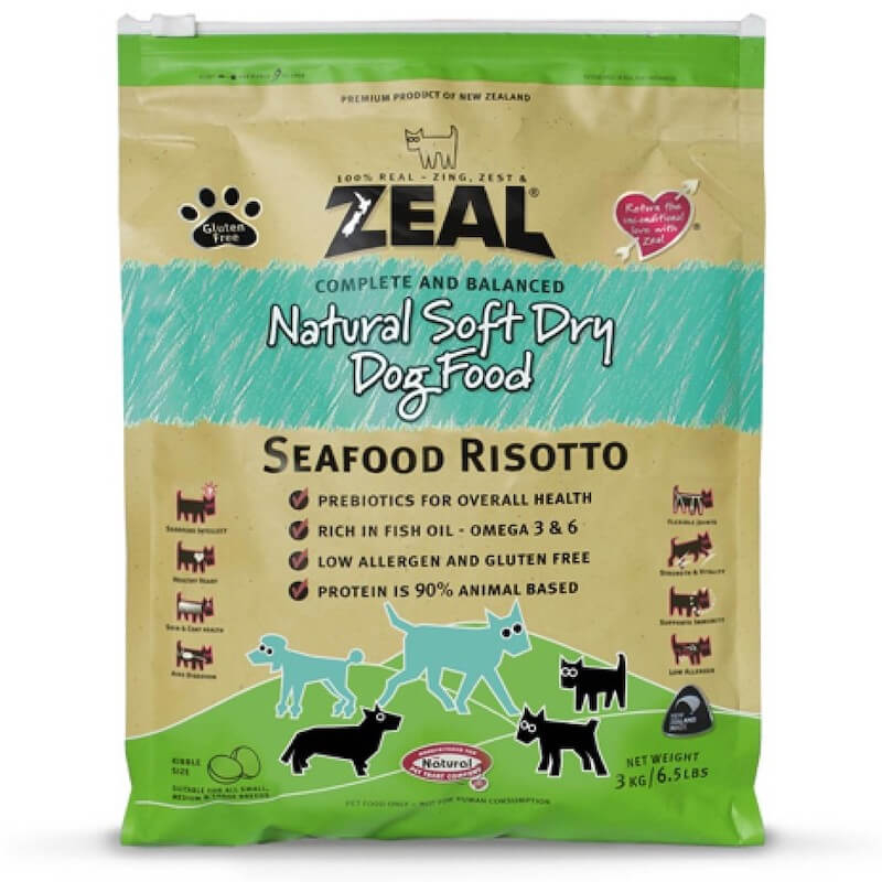 Zeal Natural Soft Dry Dog Food Seafood Risotto 3kg Baby Central HK