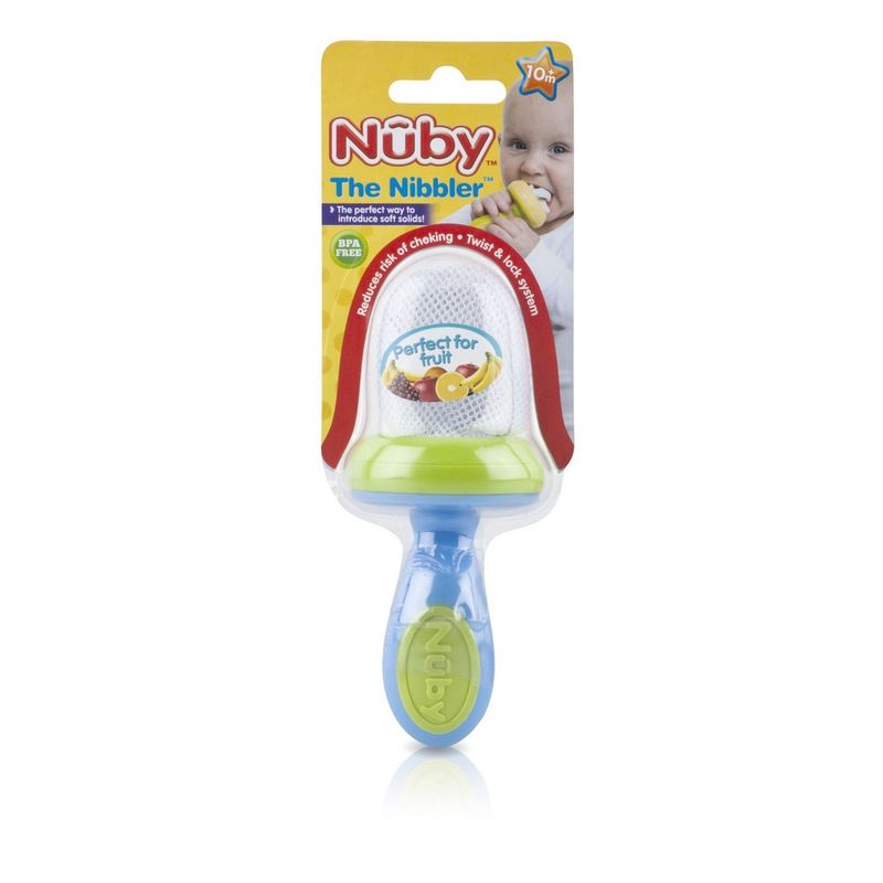 Nuby Nibbler with Cover - Blue/Green