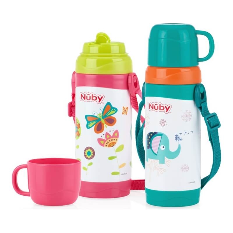 No-spill Clik-it Stainless Steel Insulated Store N Pour 360ml