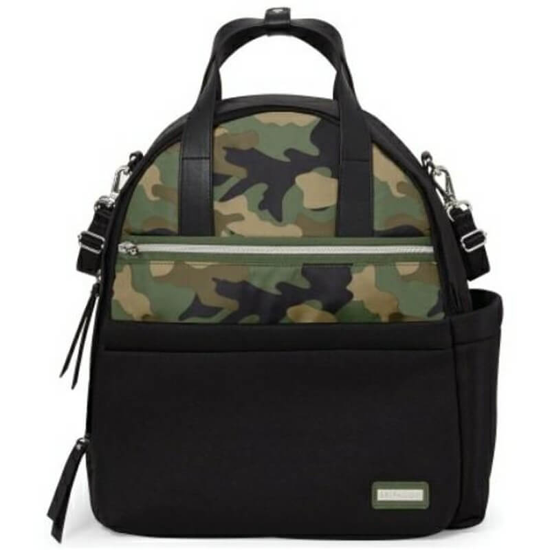 Camo diaper backpack top