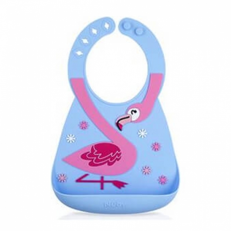 Nuby On the Go 3D Silicone Bib Baby Central HK