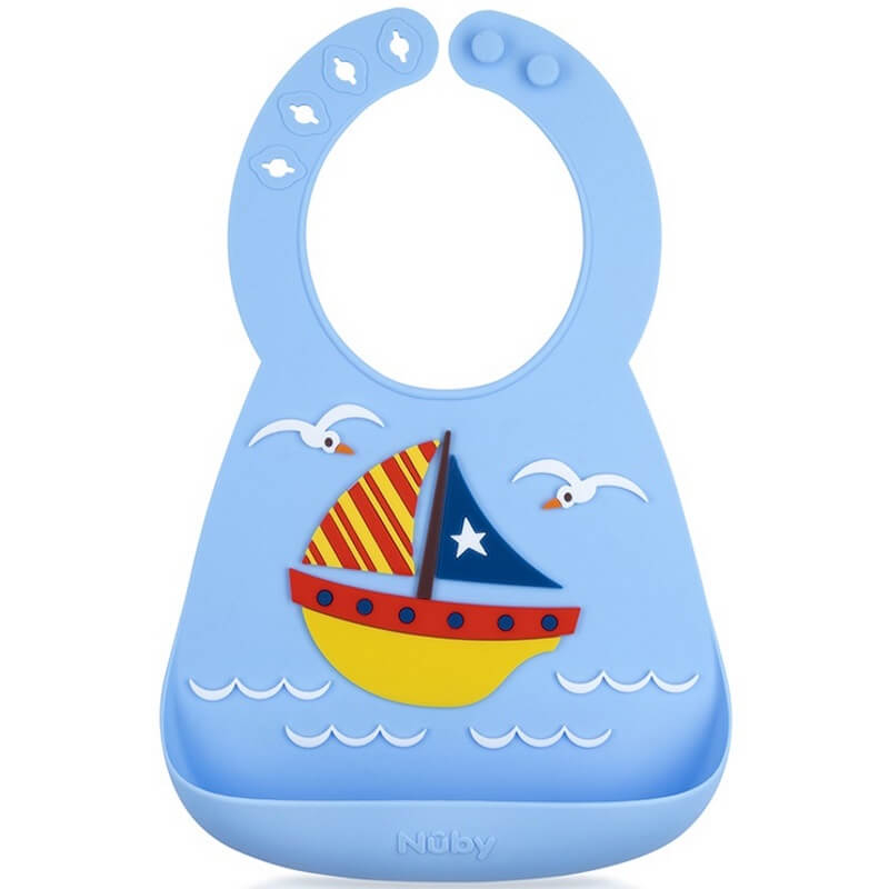 nuby silicone bib