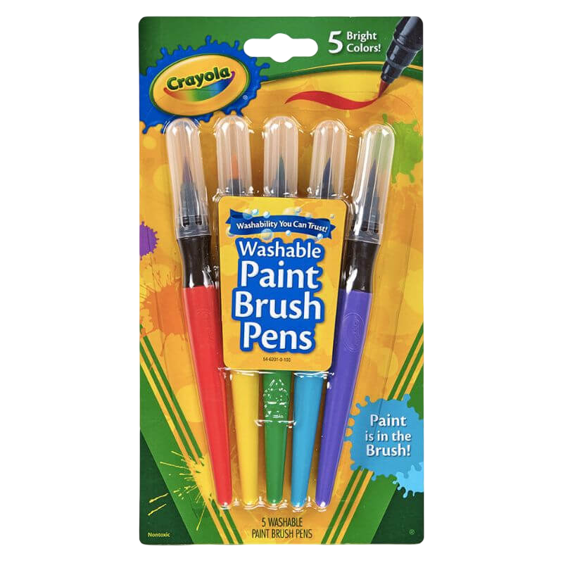 Paint Brush Pens - Classic - 5-Pack