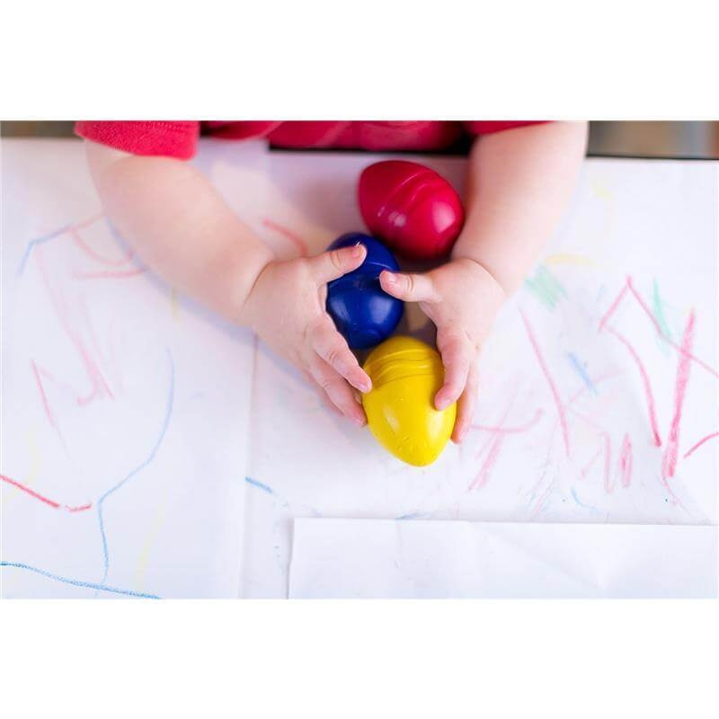Palm Grasp Egg Crayons - 3-Pack