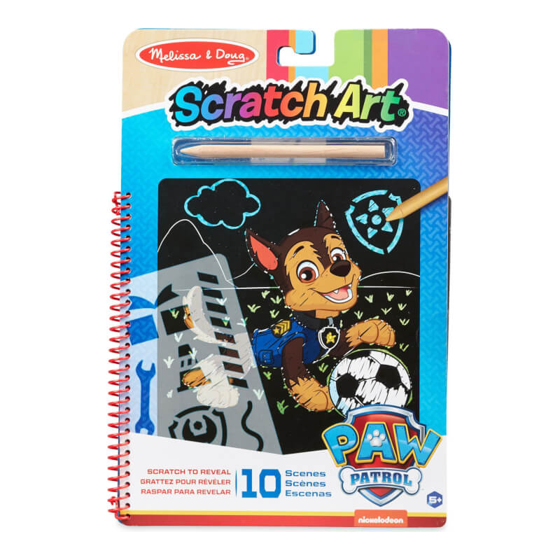 Melissa & Doug PAW Patrol Scratch Art Pad Chase • Baby Central HK