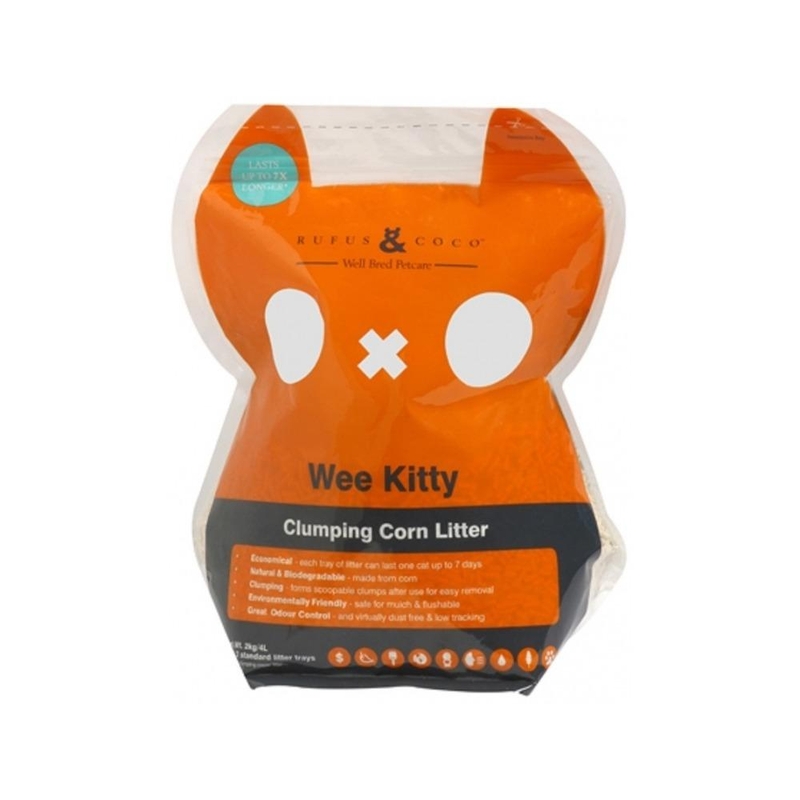 wee kitty clumping corn litter