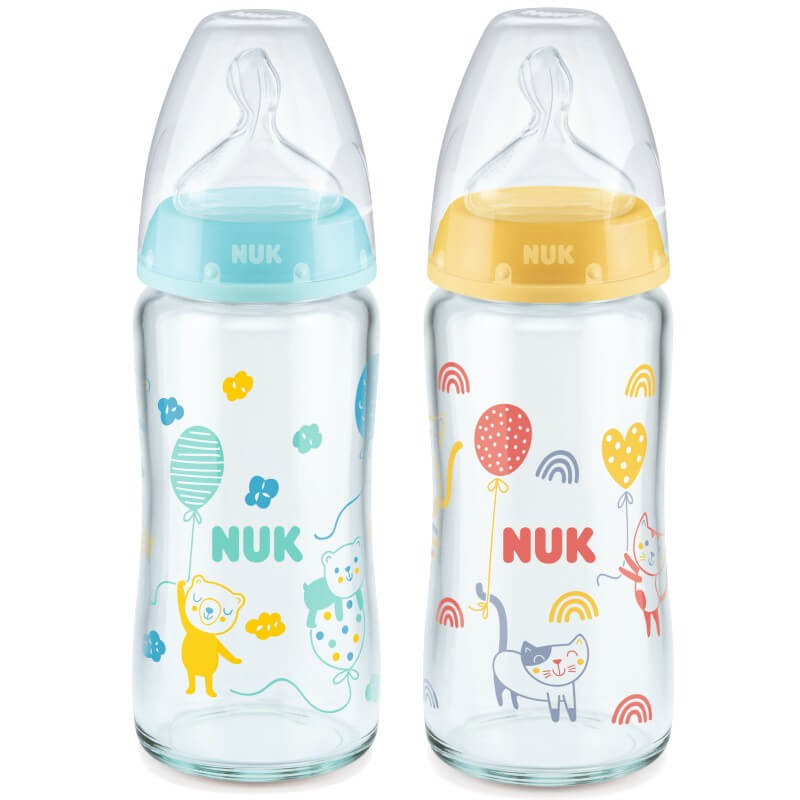 NUK Premium Choice Glass Bottle 240ml Baby Central HK