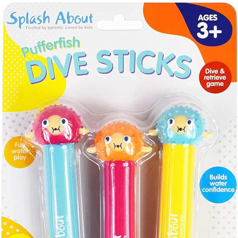 Splash About Pufferfish Dive Sticks 3-Pack