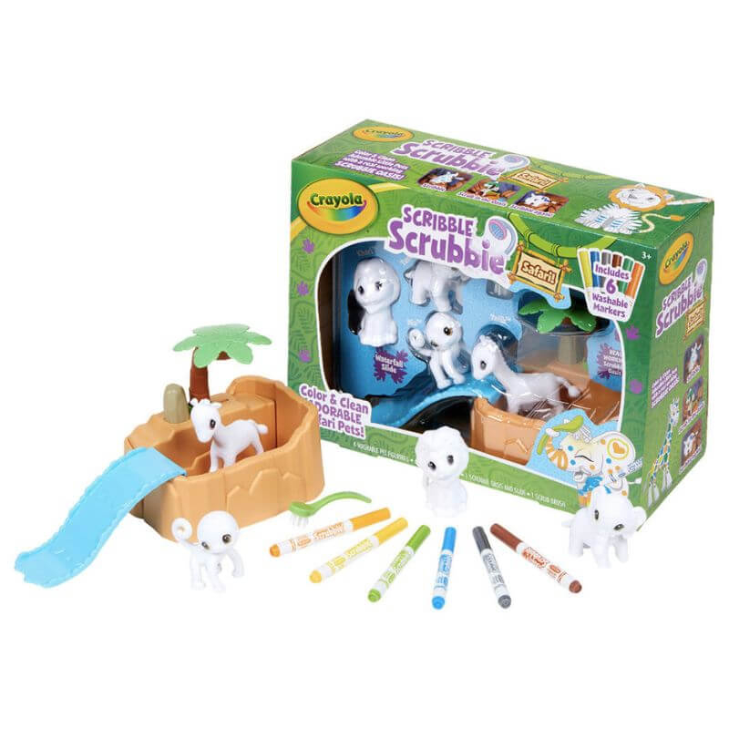 Scribble Scrubbie Safari Tub Set