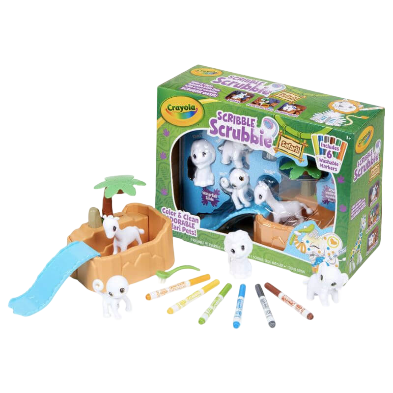 Scribble Scrubbie Safari Tub Set