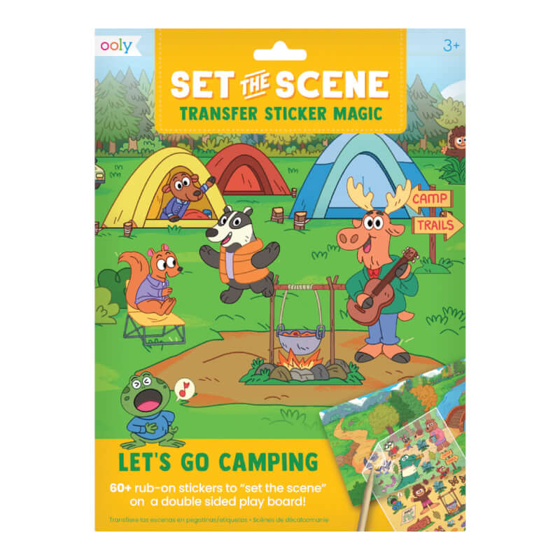 Set The Scene Transfer Sticker Magic - Let's Go Camping