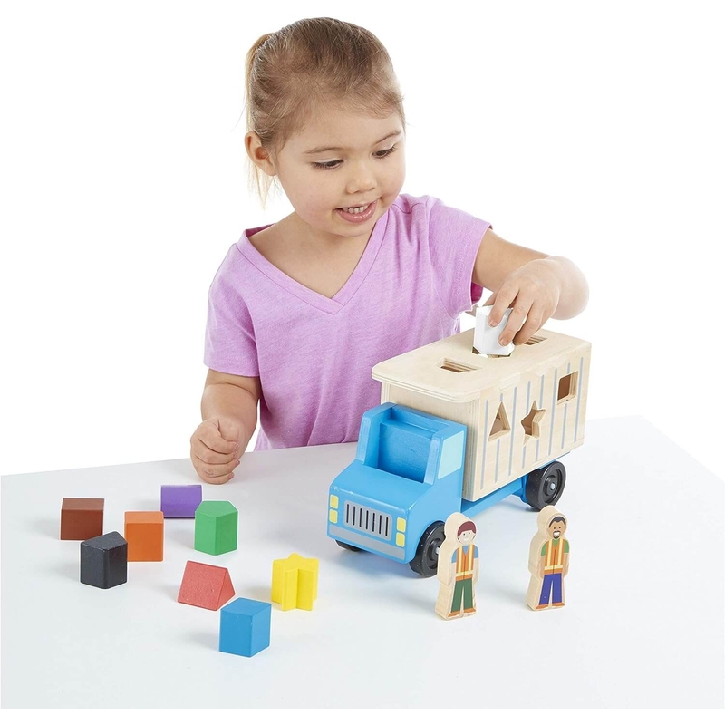 Shape-sorting Dump Truck