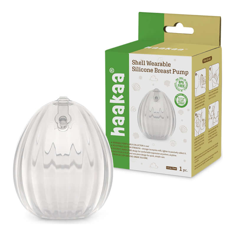 Shell Wearable Silicone Breast Pumps - 75ml - 2pcs