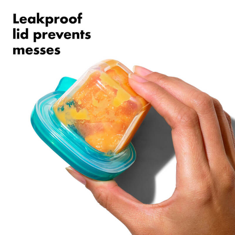 OXO Tot Silicone Baby Blocks™ - Teal 6x2oz