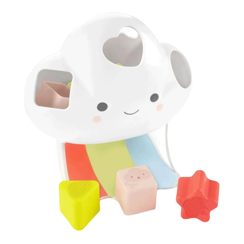 Silver Lining Cloud Feelings Shape Sorter