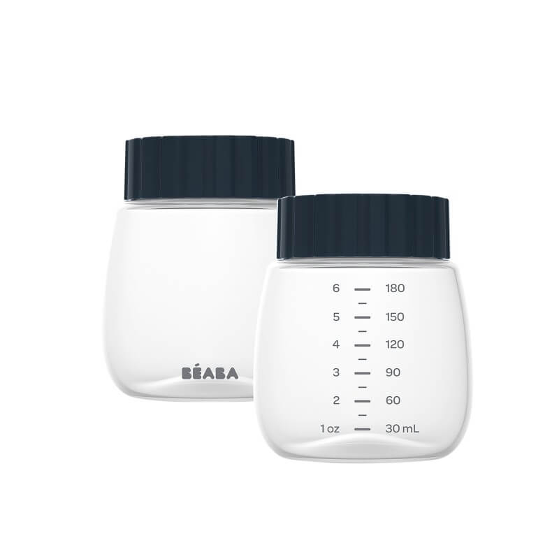 Single and Double Breast Pump Milk Collection Storage Bottles (Pack of 2)