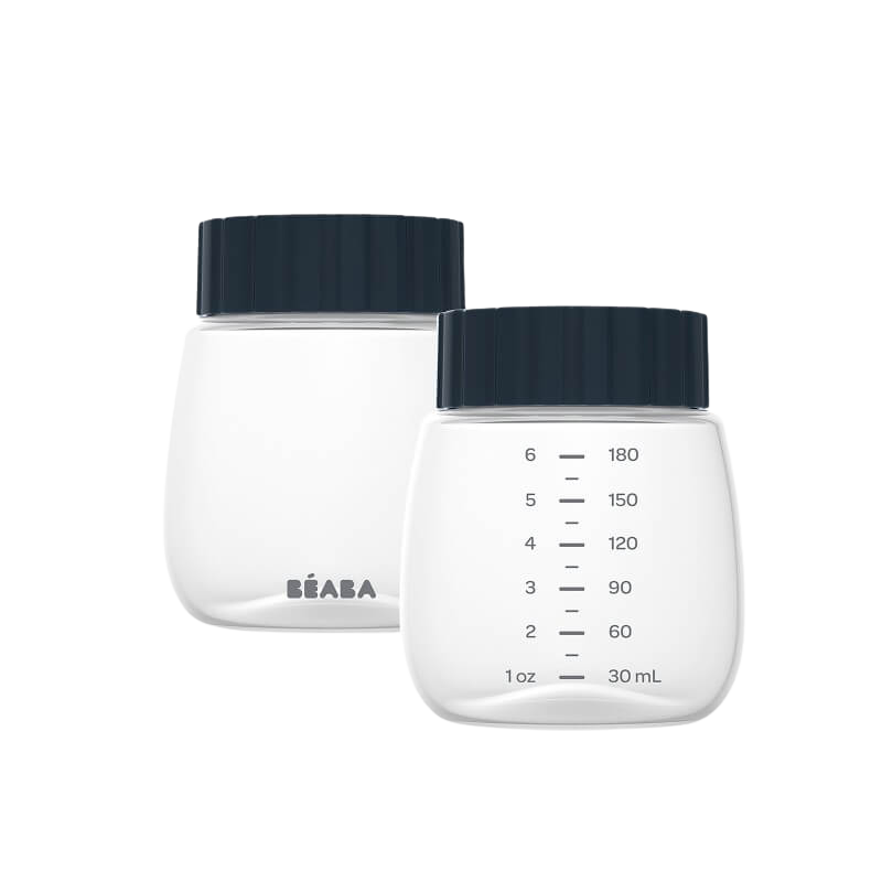 Single and Double Breast Pump Milk Collection Storage Bottles (Pack of 2)