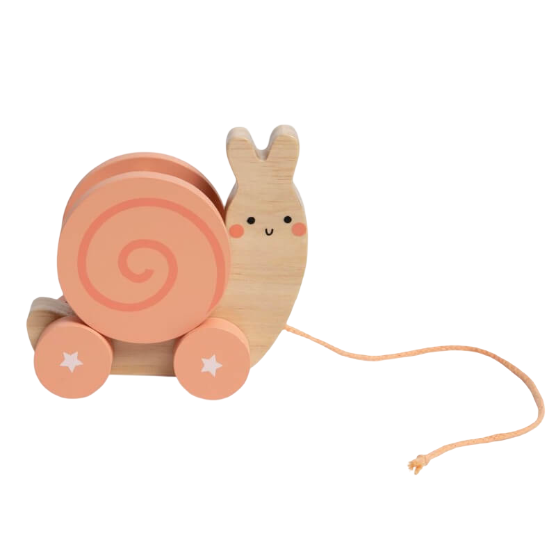 Snail Wooden Pull Toy