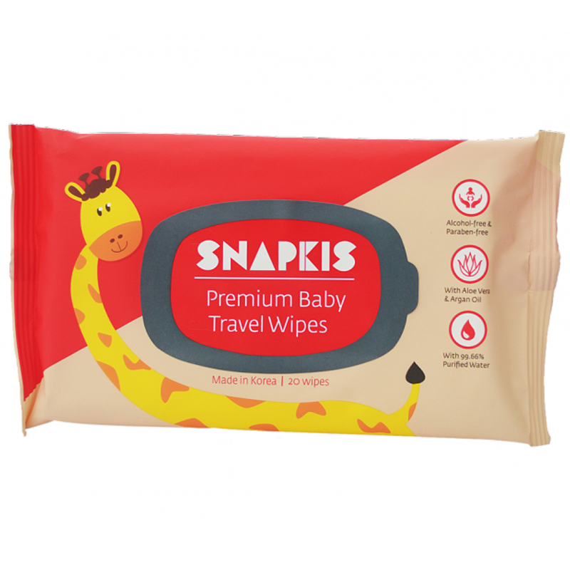 Snapkis Premium Travel Wipes 20 Pack Baby Central HK