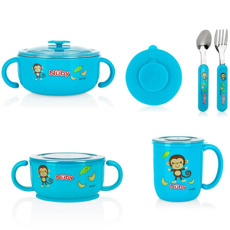 Nuby feeding on sale set