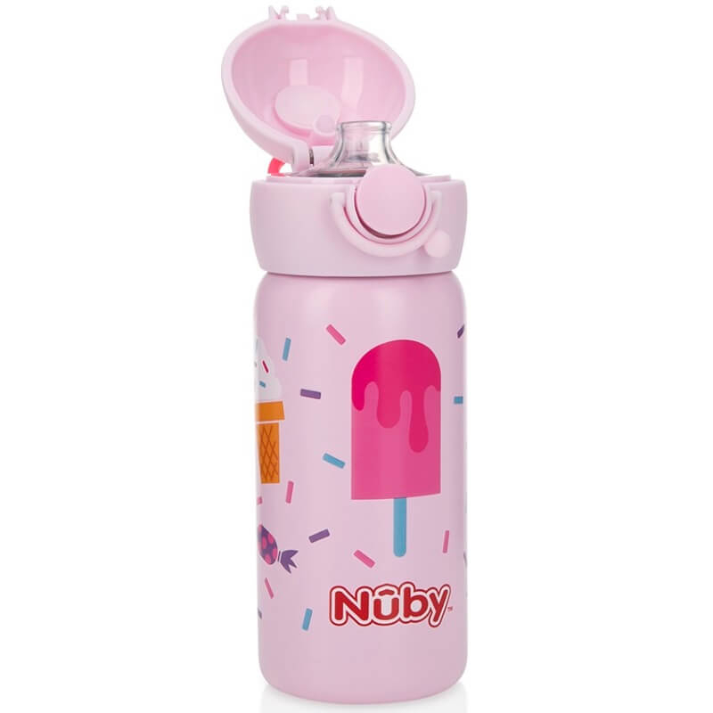 nuby stainless steel bottle