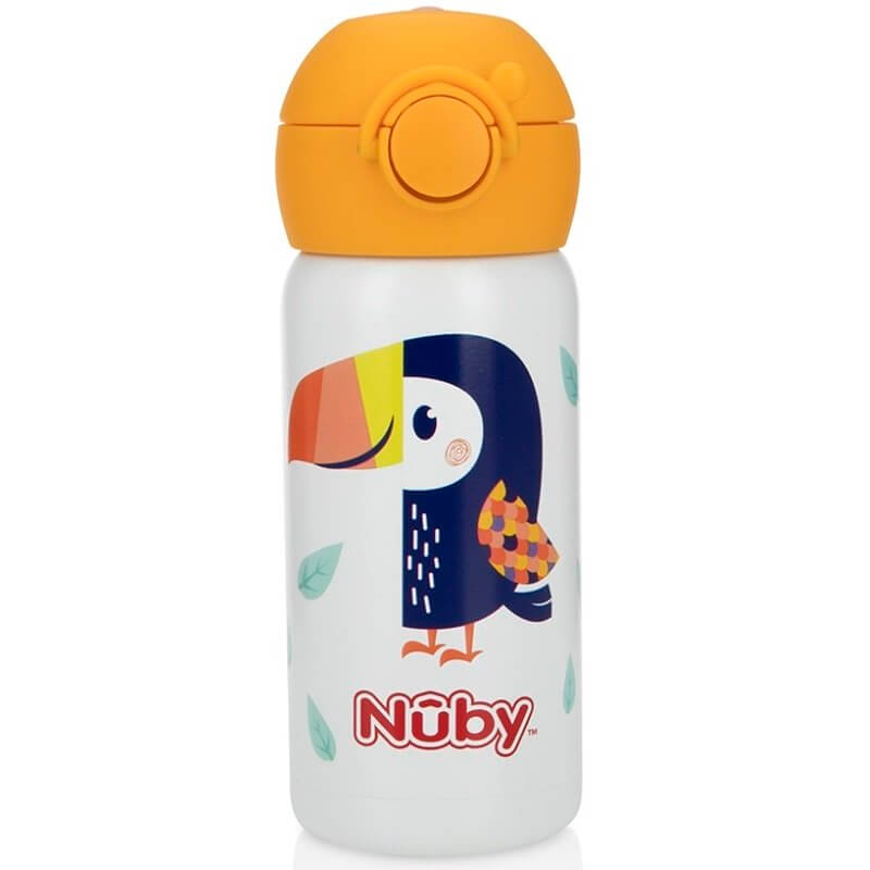 nuby stainless steel water bottle