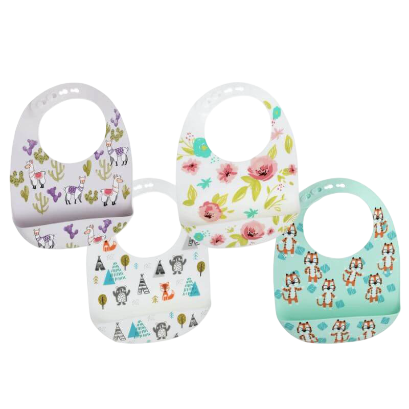 Super Soft Printed Silicone Bib