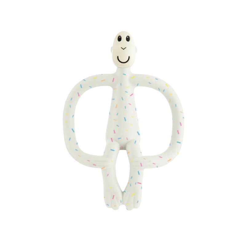 Original Teething Toy With Tail - Confetti Cream