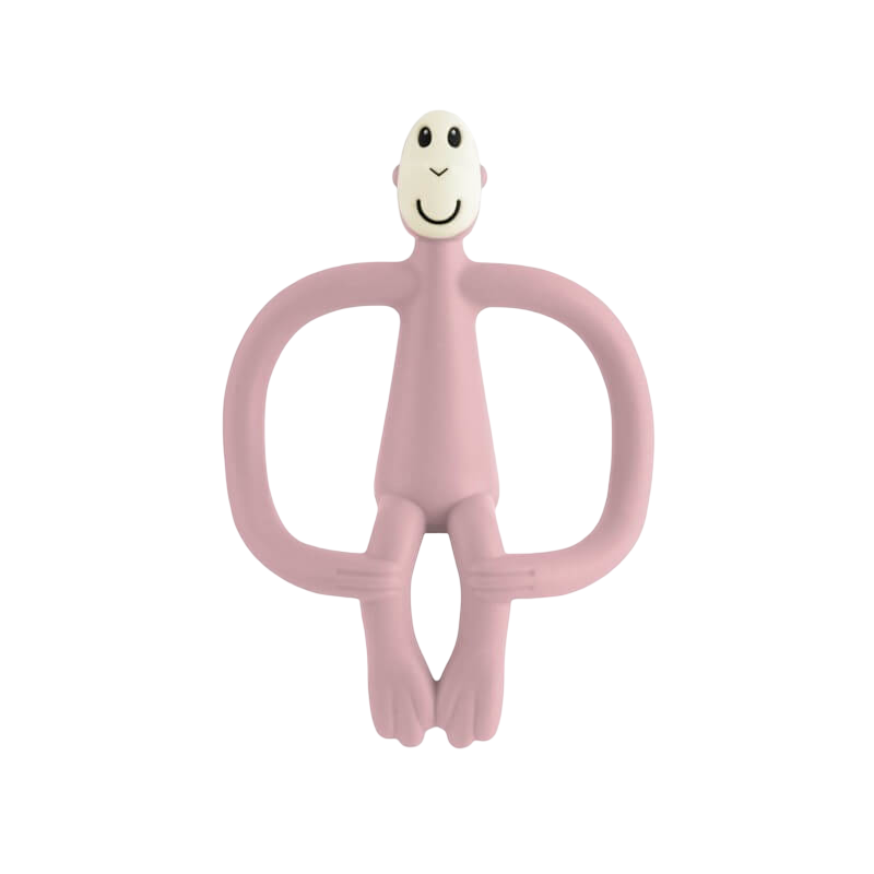 Original Teething Toy With Tail - Dusty Pink