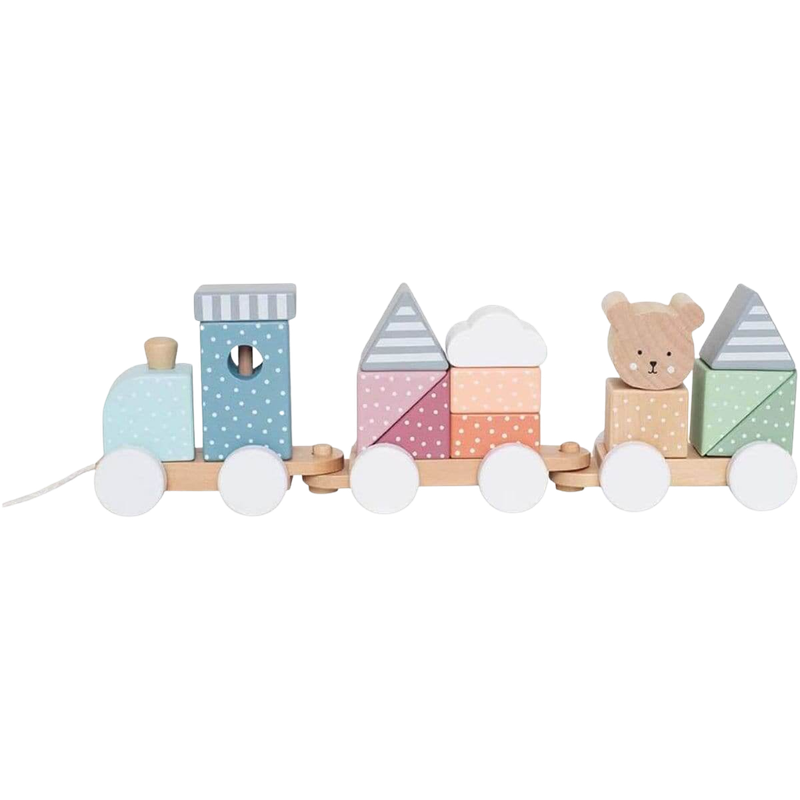Train With Blocks Teddy