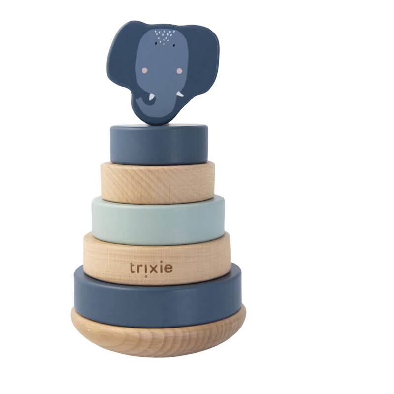Wooden Stacking Toy - Mrs. Elephant