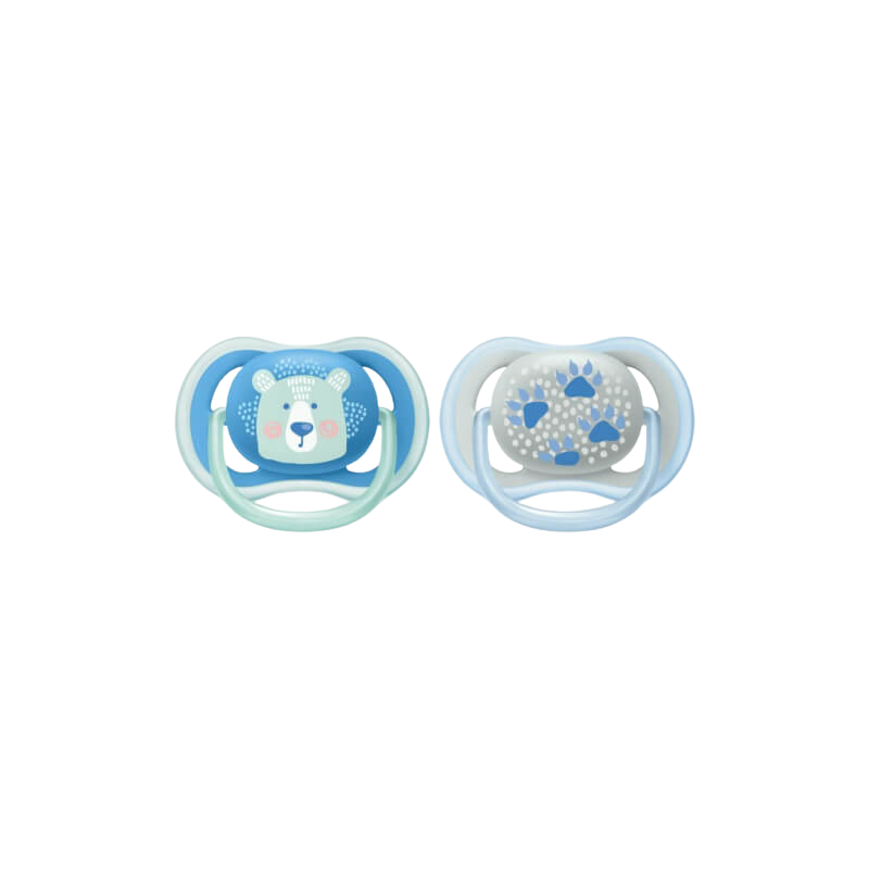 Ultra Air Pacifier 6-18m - Blue / Blue (SCF085/03)
