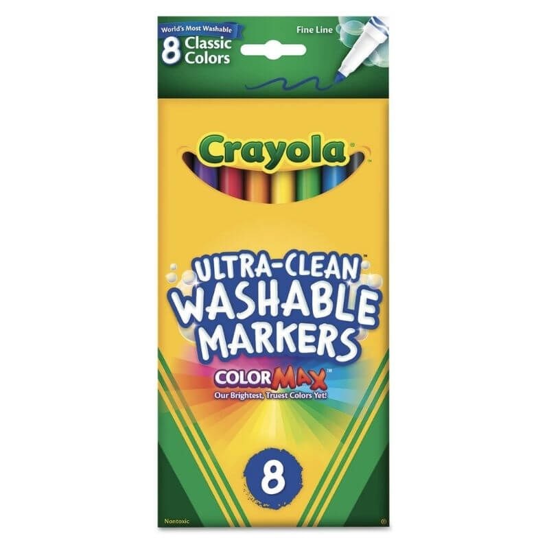 Ultra Clean Washable Fine Line Markers - Classic 8 colors