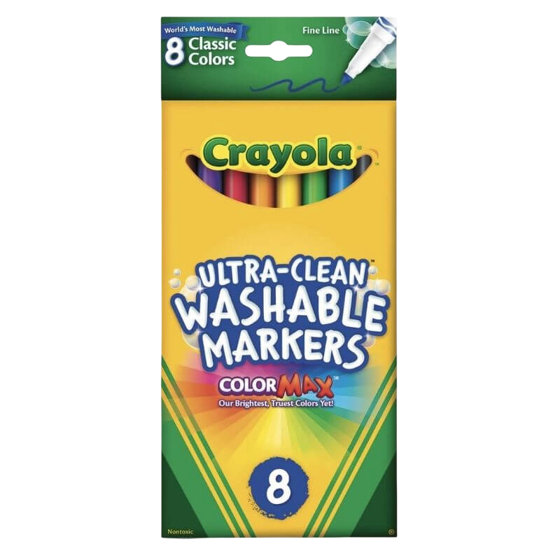 Ultra Clean Washable Fine Line Markers - Classic 8 colors