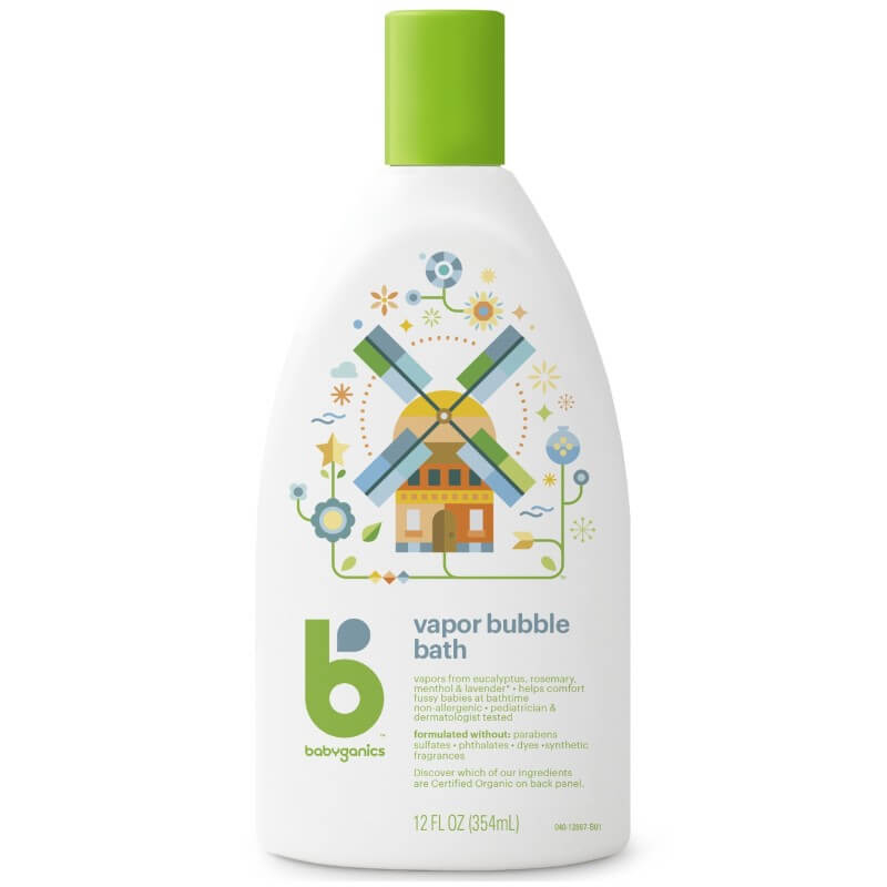 babyganics Vapor Bubble Bath 354ml • Baby Central HK