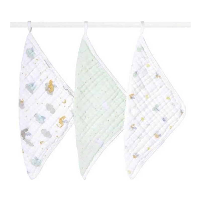 aden anais Washcloth Set 3 Pack Year of the Dragon Baby