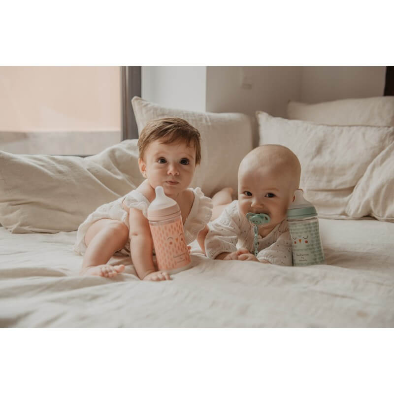 Bonhomia Owl Welcome Baby Gift Set 7 Pieces - Green