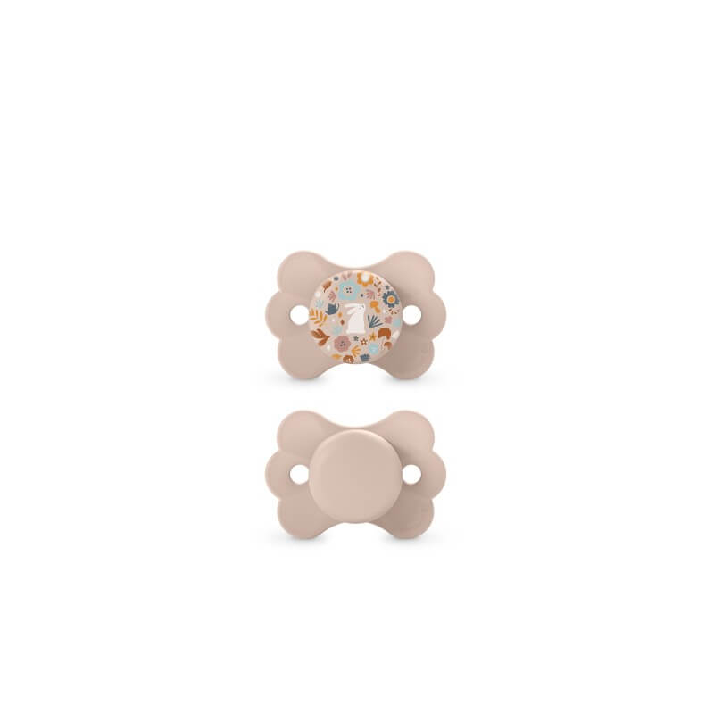 Wonderland Butterfly SX Pro Soother 6-18 Months 2 Pack - Liberty Pink