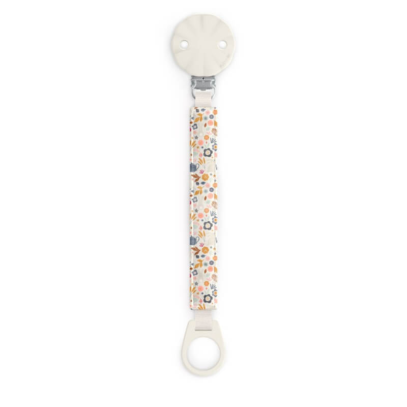 Wonderland Soother Clip With Ribbon - Liberty
