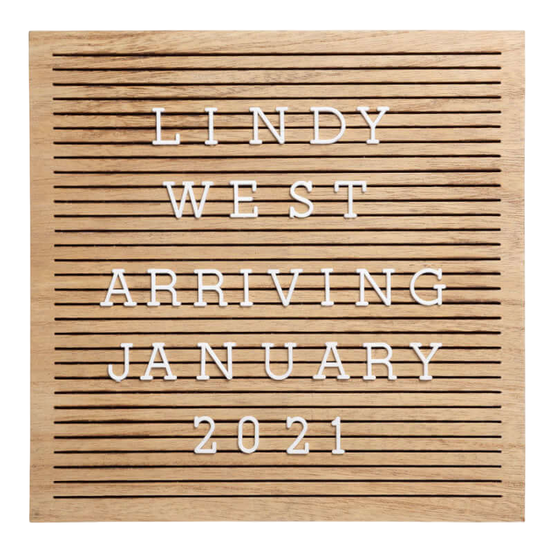 Wooden Letterboard Set - Natural
