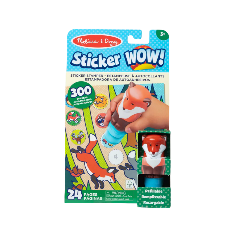 WOW!™ Activity Pad & Sticker Stamper - Fox