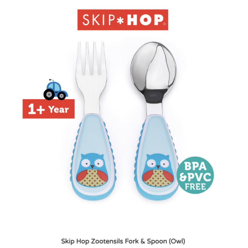 Skip Hop Zootensils Fork & Spoon - Owl